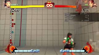 Street Fighter 4 SF4 SAKURA 12 hit ULTRA combo *549 damage* HD