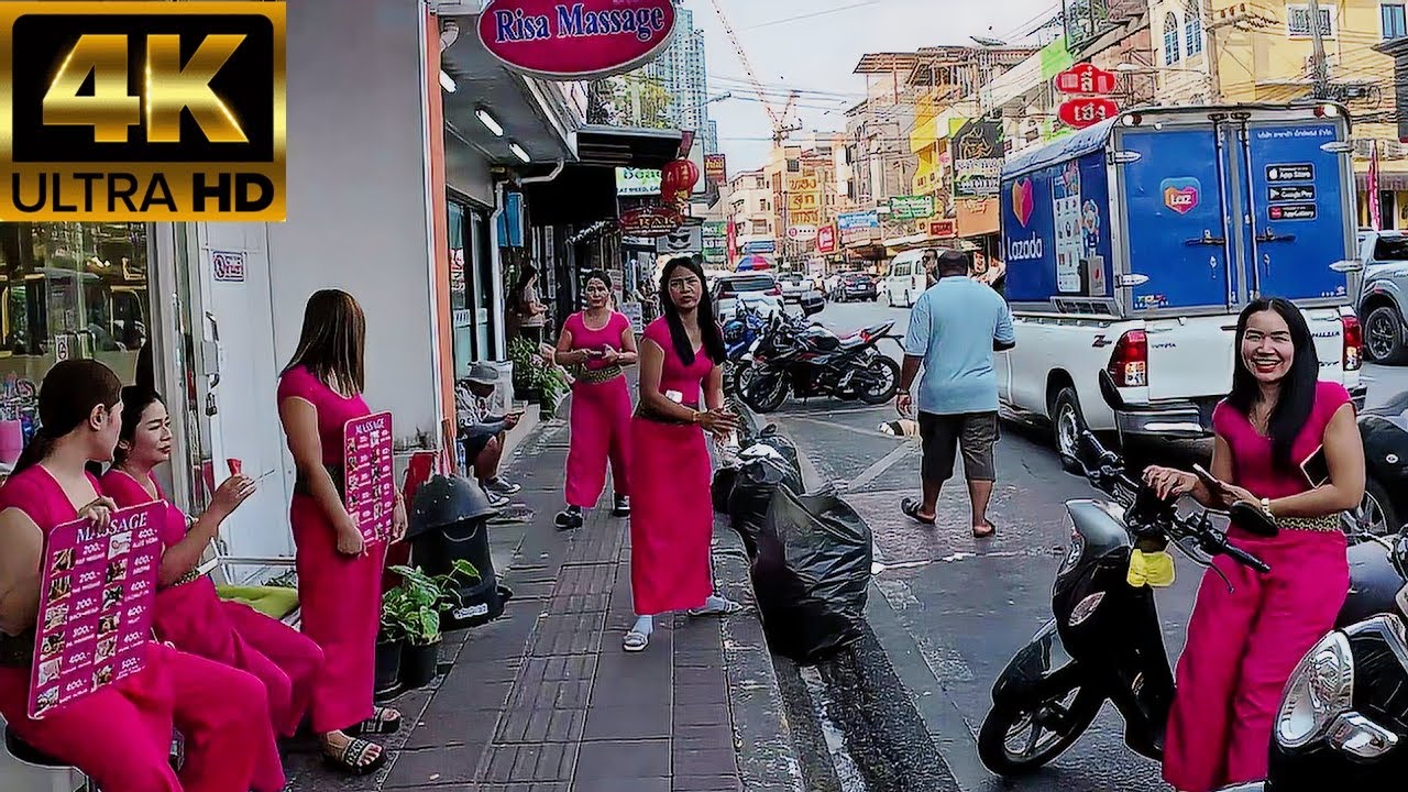 4K ► Soi 8 ● Soi 7 ● Soi 3 ● Beach Road ● Second Road ● Pattaya ● April 2025 ● 04