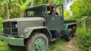 Ini mobil tua tapi asyik banget 😎 Truck Reo 6x6