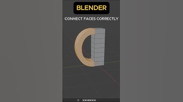 Connect faces like a PRO in blender 4.3! #blender#3dmodeling#3d#blender3d#blendertutorial#tutorial