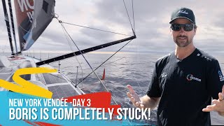 Boris is completely stuck - New York Vendée Race - Day 4