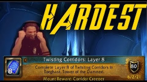 Moudi CRUSHES *couch* HARDEST Torghast (Layer 8 Twisting Corridor)