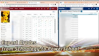 Export Grades from Schoology to PowerSchool