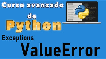 Curso de Python desde cero para principiantes | EXCEPTIONS-VALUEERROR EN PYTHON (video 66)