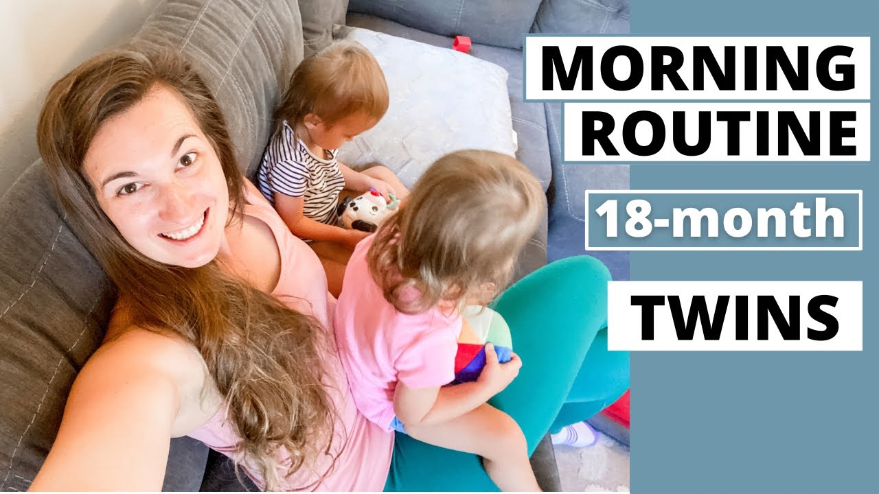 MORNING ROUTINE WITH TWINS 18 MONTH OLD | DAY IN THE LIFE MOM VLOG | TWIN MOM | SUMMER WINTER MOM