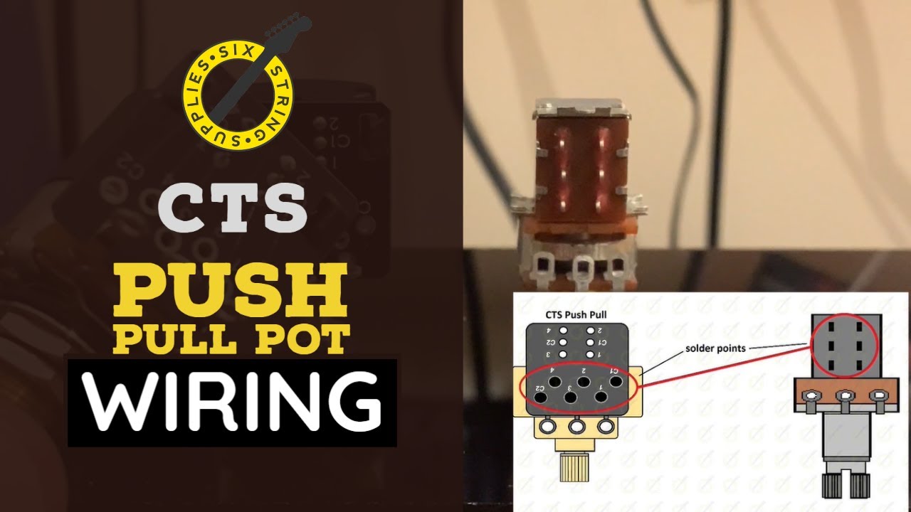 How to Wire CTS Push Pull Pots - YouTube