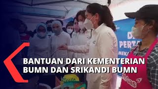 Kementerian BUMN Bersama Srikandi BUMN Beri Bantuan Korban Gempa Cianjur