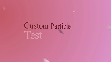 Custom Particle Test