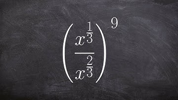 Learning to apply the power to quotient rule with rational powers
