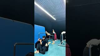 Teacher Pushes Dancer To Her Limits With Intense Stretching