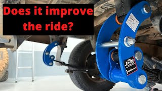 quotGquot or Comfort Shackle install TEST shown on a Mitsubishi L200