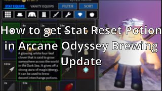 REVEALING POTIONS In Arcane Odyssey