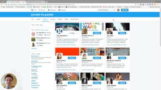 Using Twitter to find journalists