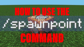 How To Use SPAWNPOINT Command!