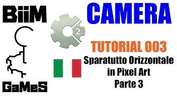 Construct 2/3 - Tutorial Italiano 003 - Sparatutto Orizzontale in Pixel Art Parte 3 [Camera]