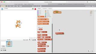 Hide List & Show List Scratch Data Block Orange