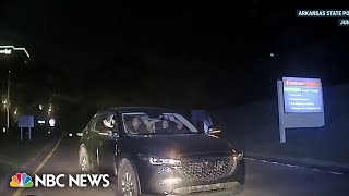 Arkansas police use pit maneuver to stop car going to hospital