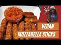 Vegan Mozzarella Sticks With Homemade Marinara Sauce