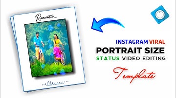 New Instagram Viral Portrait Size Template Download | New Avee Player Template Download Link 2020