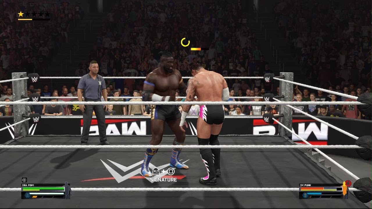 OBA FEMI vs CM PUNK!! WWE 2K25!!