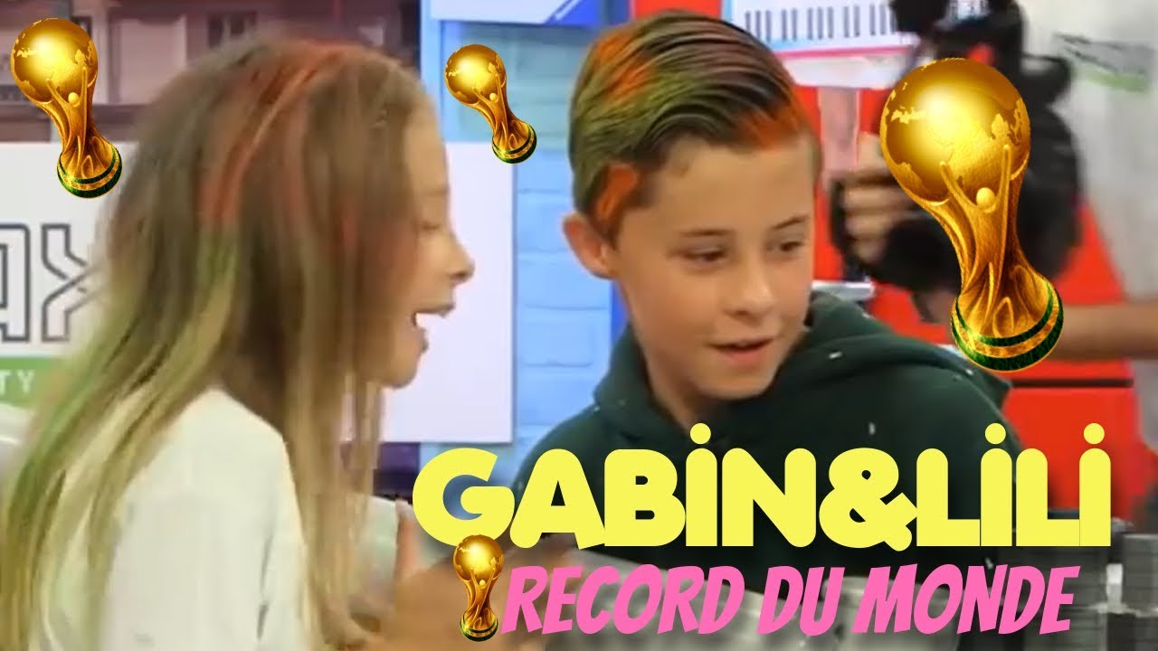 GABIN & LILI BATTENT LE RECORD DU MONDE !!! - YouTube