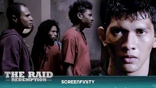 Rama VS Machete Gang - Iko Uwais BEST Fight Scene | The Raid (2011) | Screenfinity