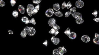 Colliding Diamonds With Alpha Channel Stock Motion Graphics