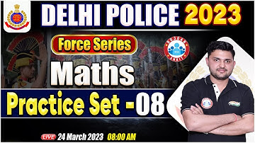 Delhi Police Constable Maths Class | Delhi Police Maths Practice Set 08 | Dp maths by Rahul sir RWA