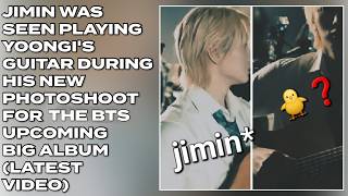 Jimin Was Seen Playing Yoongis Guitar During His New Photoshoot For Bts Upcoming Big Album