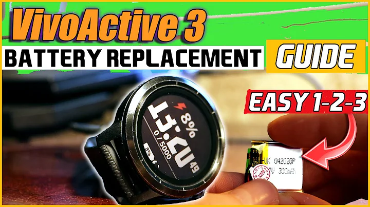 How to Replace a Battery in Garmin VivoActive 3 Smartwatch