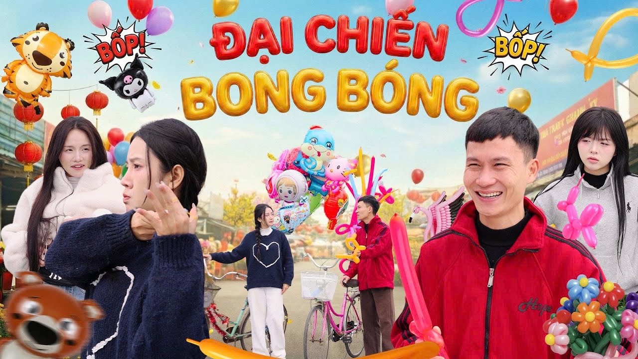 ĐẠI CHIẾN BONG BÓNG | Hai Anh Em Phần 1051 | Phim Hài Hước Gãy Media