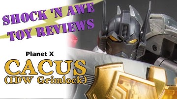 Planet X Cacus (IDW Transformers Grimlock) - Toy Review