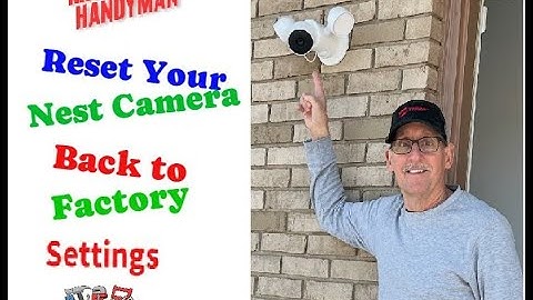 Nest Camera with Floodlight Reset