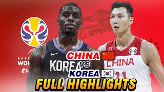 CHINA vs KOREA "FULL HIGHLIGHTS" | Sept 6, 2019 | 2019 FIBA WORLD CUP