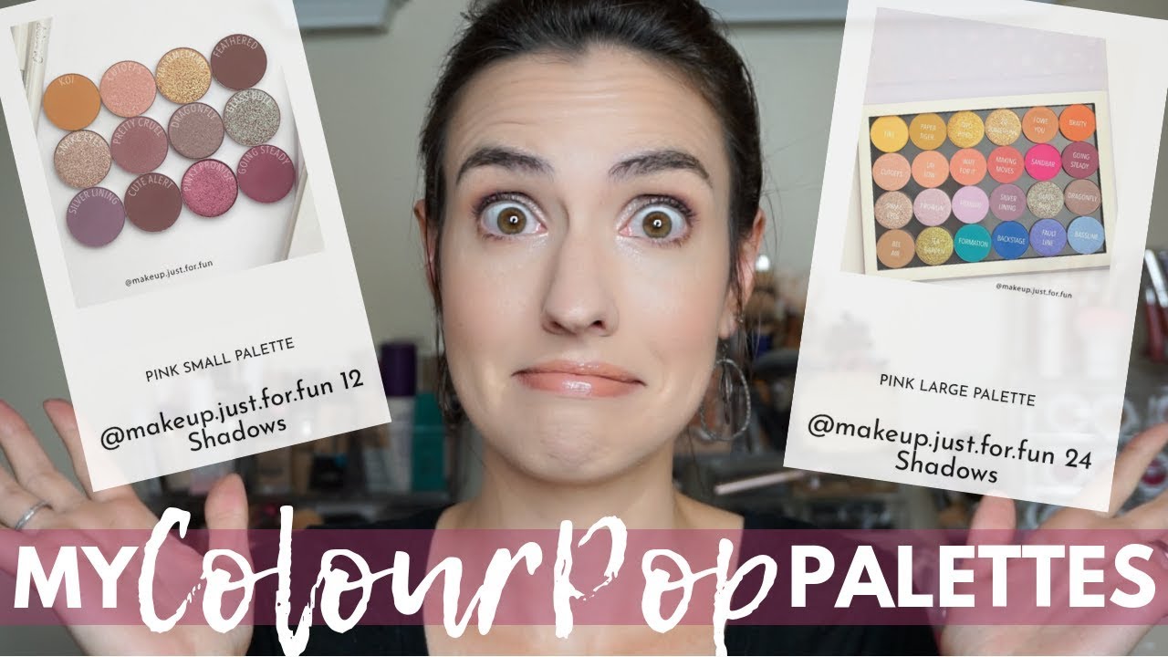 I Designed Palettes for COLOURPOP?!?! (kinda) | @makeup.just.for.fun for ColourPop - YouTube