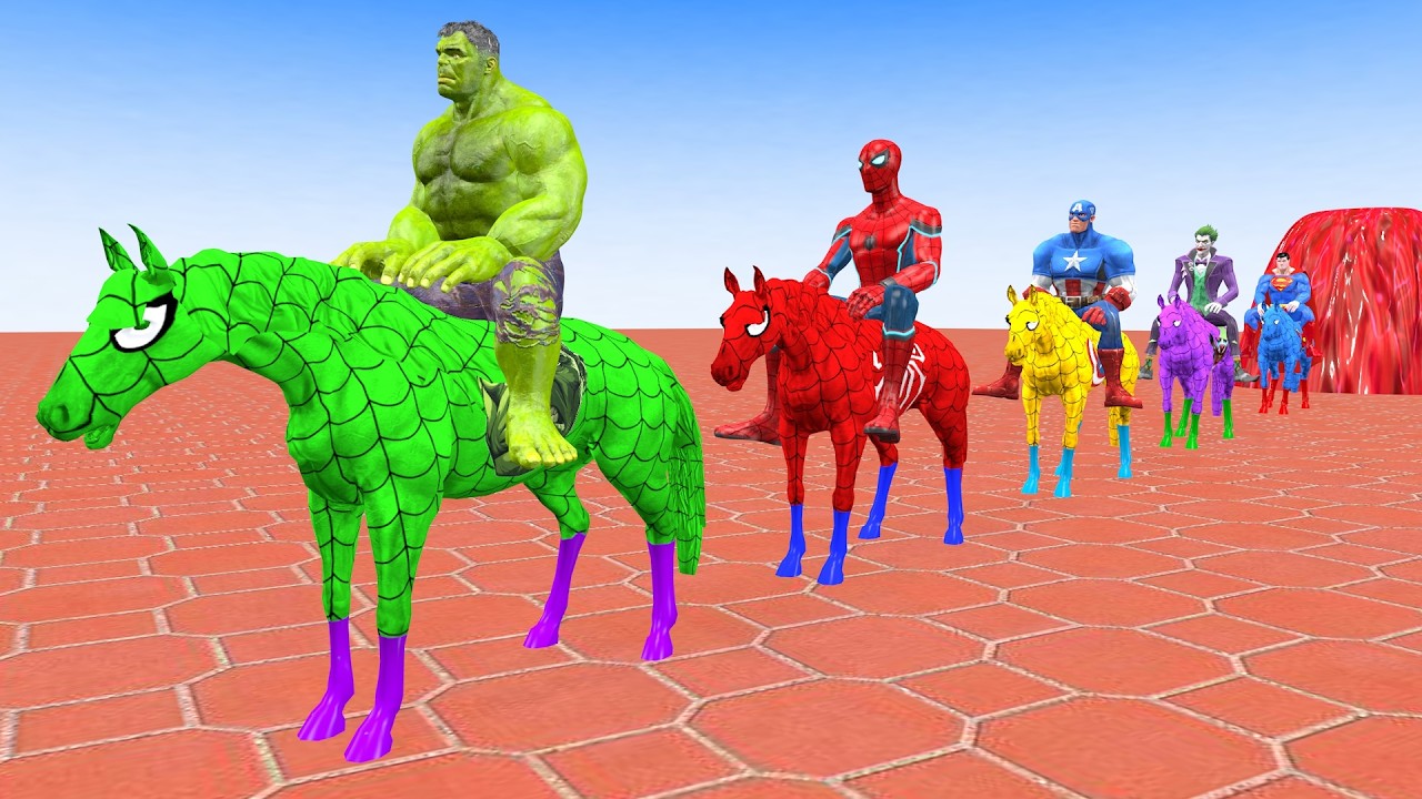 Crazy Long Slide Game With Cow Elephant Gorilla Hippopotamus Tiger 3d Animal Game Funny 3d Animals