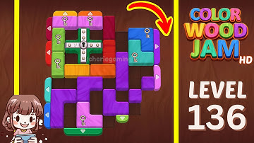 Color Wood Jam Level 136 Solution Walkthrough