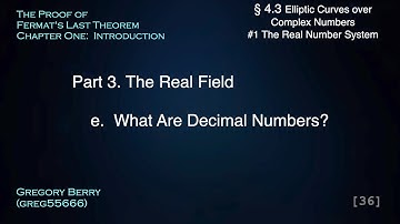 What Are Decimal Numbers?  #4.3.1.3e