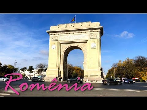 Subindo no Arco do Triunfo de Bucareste e show da fonte luminosa! ⛲️ Triumph Arch in Bucharest!