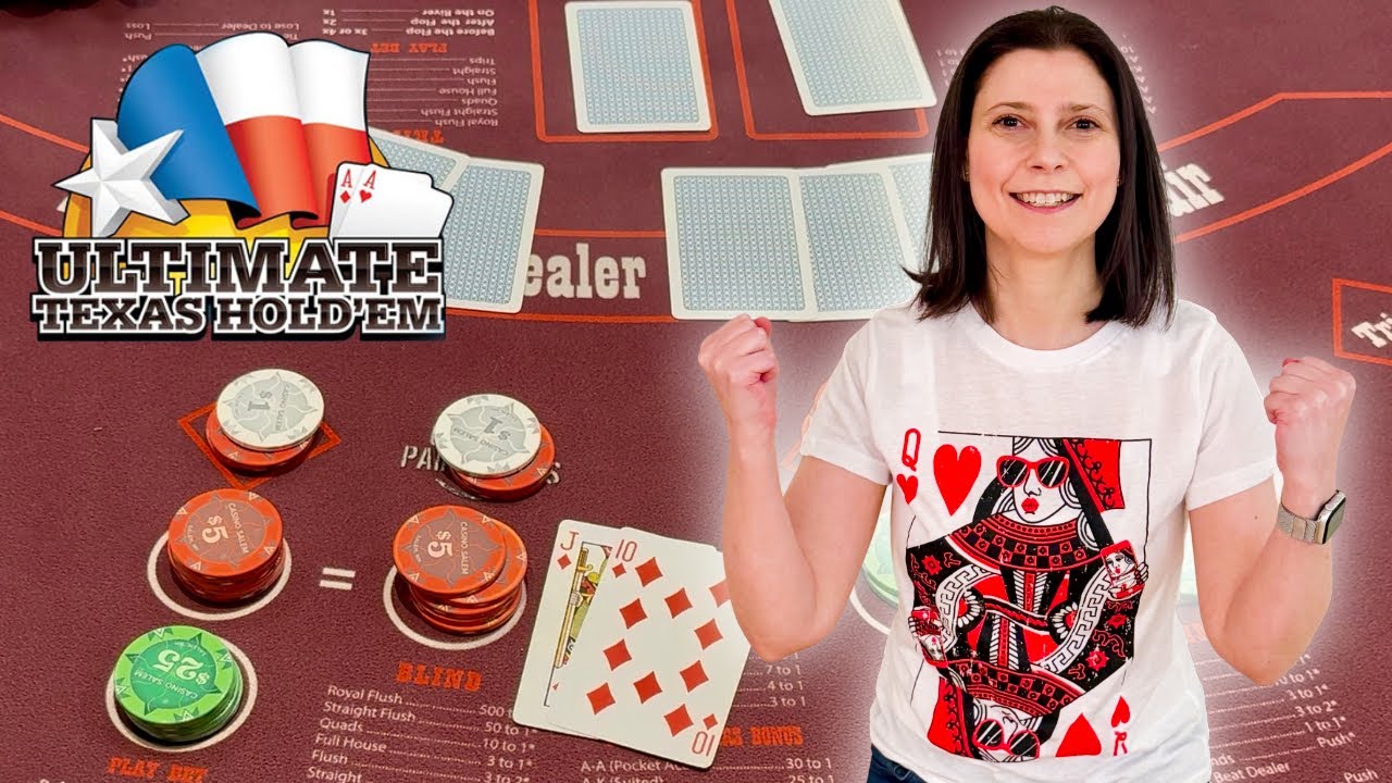 Hitting BIG HANDS On Ultimate Texas Hold'Em!