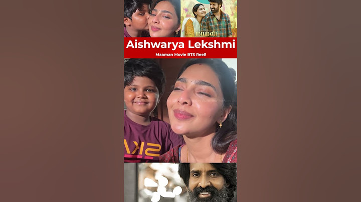 Maaman Movie: Aishwarya Lekshmi Shares A Fun New Reel! #maaman #soori #aishwaryalekshmi