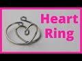 DIY Heart Ring: Day 3 of 10-Day Wire Ring Making Challenge