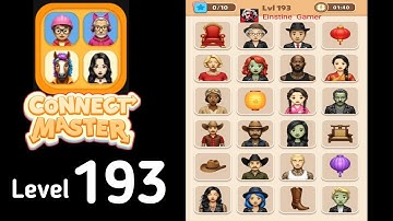 Connect Master Match Puzzle level 193 Guide Walkthrough Solution