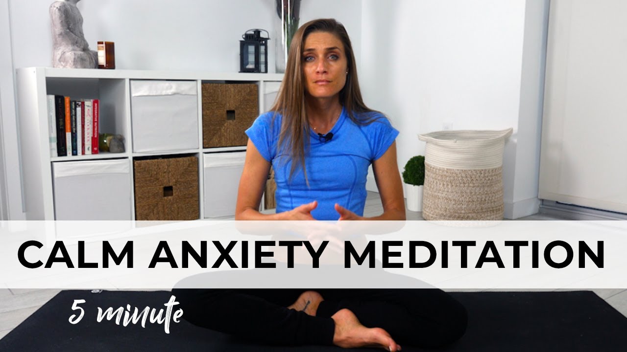 5 Minute Meditation to RELIEVE STRESS Induced ANXIETY - YouTube