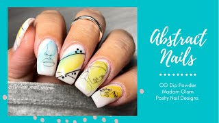 Abstract Nails | Spider Gel | Madam Glam | Poshy | OG Dip Powder