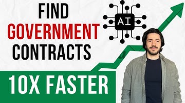 How AI Can Help You Find Government Contracts 10x Faster!