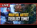 POE 2 0.5🔴DOING TIERLIST! - Farm with my MARTIAL ARTIST Whirling Assault Monk🔴Path of Exile 2