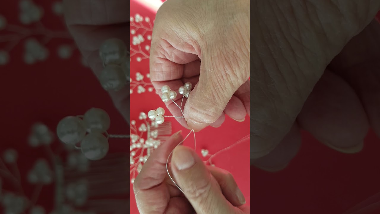 bomboniera con perle e cristalli