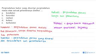 Heat transfer accompanied by the transfer of mass or intermediary substances is called....