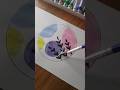 easy watercolor abstract art #shorts